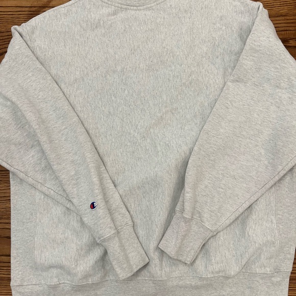 Vintage 00s Champion Reverse Weave Script Spell Out Crewneck Sweatshirt‎ - Picture 4 of 5